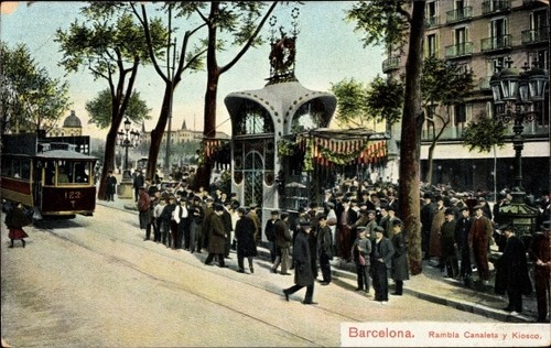 Cartolina barcellona - cartolina,