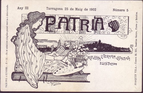 Postal 1902 kiosco - postal,