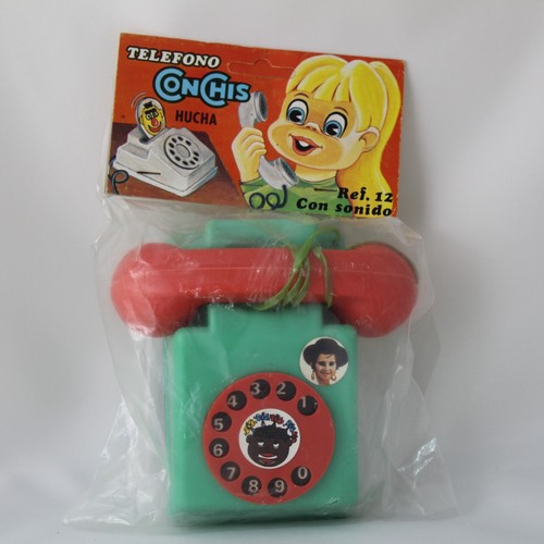 Antiguo telefono juguete - antiguo,