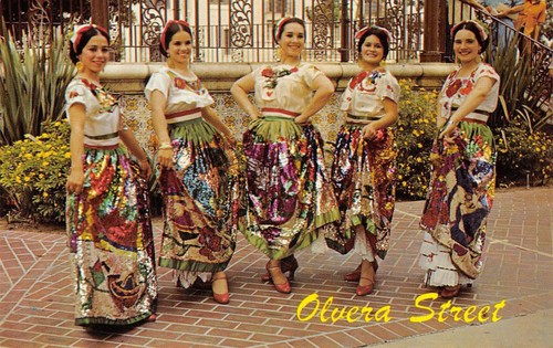 Dancing girls olvera street - dancing,
